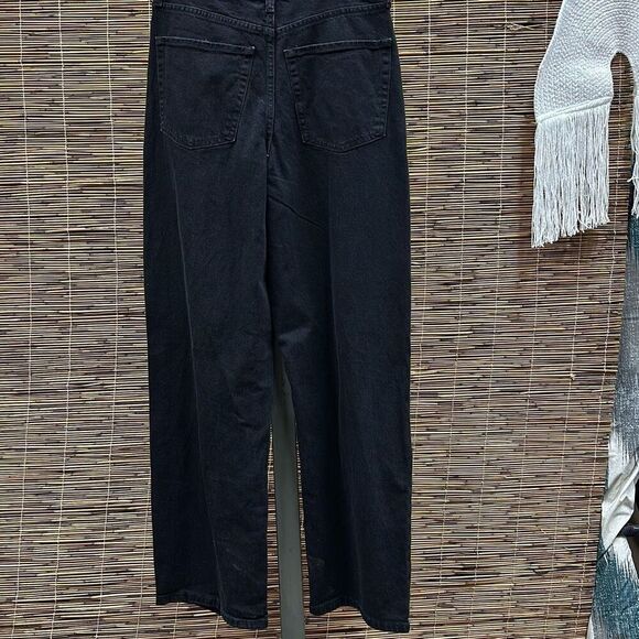 Women's Super-High Rise Distressed Baggy Jeans - Wild Fable* Wash Size 8 - Picture 3 of 3